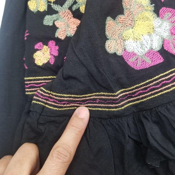 Altar’d State Off The Shoulder Black Top Blouse - Picture 3 of 12